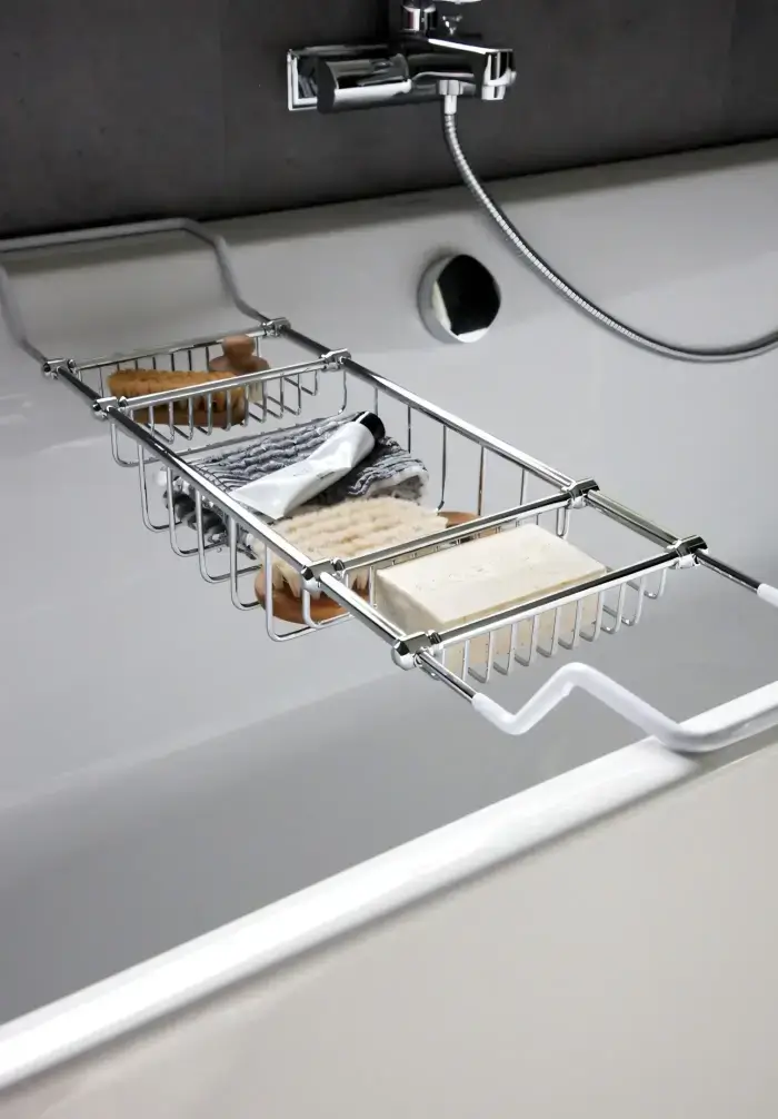 Miller Chrome Bath Rack